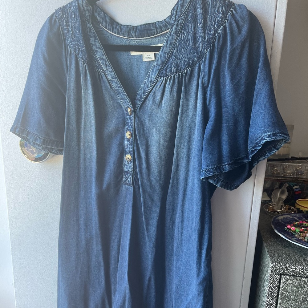 Anthropologie Denim Dress